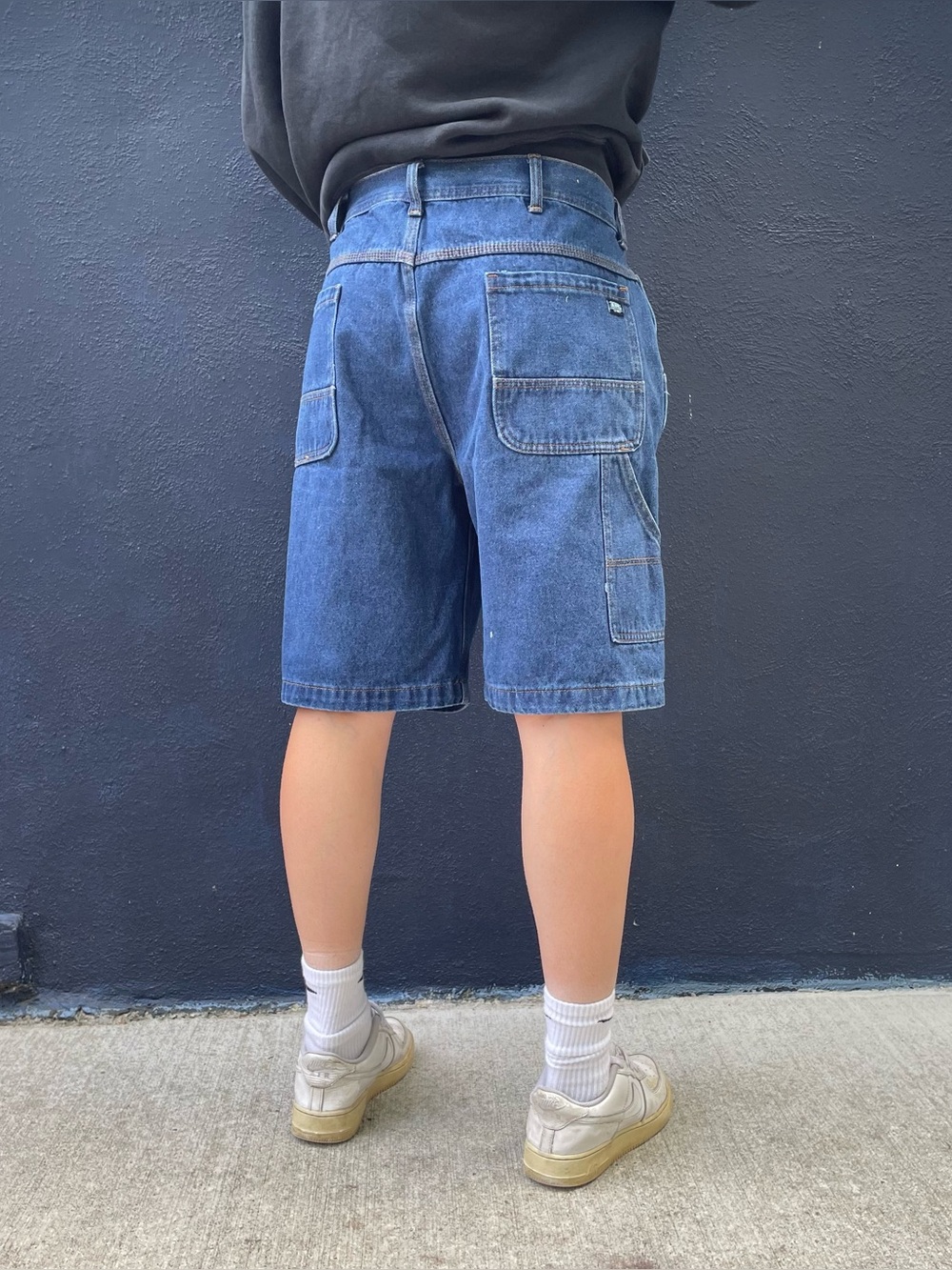 Darkwash Key denim carpenter shorts size 38